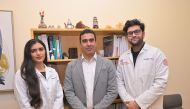WCM-Q medical students Ridhima Kaul (left) and Pradipta Paul have published research on type 2 diabetes under the mentorship of Dr. Ali Chaari. 