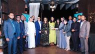 Gulf Air officials and guests at the Ramadan Ghabga event.