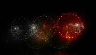 Some 800 light drones and fireworks on the theme of 