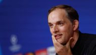 Bayern Munich's German head coach Thomas Tuchel gives a press conference on April 29, 2024 in Munich, southern Germany, on the eve of the UEFA Champions League semi-final first leg football match between Bayern Munich and Real Madrid. (Photo by Michaela STACHE / AFP)
 