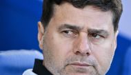 Chelsea's Argentinian head coach Mauricio Pochettino reacts prior to the English Premier League football match between Brighton and Hove Albion and Chelsea at the American Express Community Stadium in Brighton, southern England on May 15, 2024. (Photo by Glyn Kirk / AFP)