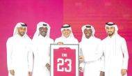 Ali Rashid Al Mohannadi, QNB Group COO with Qatar National Football team.