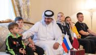 Qatar mediates return group of Ukrainian children with their families in Ukraine