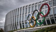 (Files) This general view shows the headquarters of International Olympic Committee. (Photo by Fabrice Coffrini / AFP)