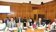 Deputy Permanent Representative of Qatar to the Arab League Maryam Ahmed Al Shibi representing  Qatar in the meeting.