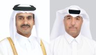 H E Saad Sherida Al Kaabi, the Minister of State for Energy Affairs, president and CEO of QatarEnergy, chairman of QEWC Board of Directors and Mohammed Nasser AL Hajri, Managing Director and Chief Executive Officer of QEWC.