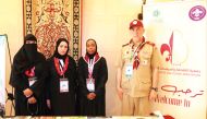A delegation from Qatar Scouts and Guides Association is taking part in the event.
