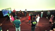 Participants during a session of the Katara Space Science Program at the Katara Cultural Village in Doha.