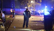 (FILES) Police investigate a shooting scene on October 31, 2022 in Chicago, Illinois. Scott Olson/Getty Images/AFP. Photo for representational purposes only.

