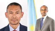 Ambassador of Malaysia to Qatar H E Faizal Razali (left) and Ambassador of Rwanda to Qatar H E Igor Marara Kainamura