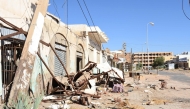 A picture taken on January 19, 2025 shows a general view of damaged shops and houses in Sudan's Al-Jazira state capital Wad Madani following its takeover by the army from paramilitary Rapid Support Forces (RSF). (Photo by AFP)
