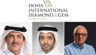 From left: Minister of State for Foreign Trade Affairs H E Dr. Ahmed bin Mohammed Al Sayed; Chairman of Qatar Tourism H E Saad bin Ali Al Kharji; and Chairman of the Organising Committee of DIDGC Alex Popov