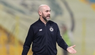 Felix Sanchez reacts during the match.