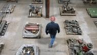 Piles of equipment await sale at Pyramid Mountain Lumber in Seeley Lake. (Photo by Matt McClain/The Washington Post)
