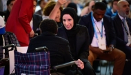 Minister of Social Development and Family H E Buthaina bint Ali Al Jabr Al Nuaimi at the Summit on Disability held in Berlin.