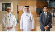 From left: Dr. Souhaila Al Khodor, Principal Investigator and Director of the Reproductive and Perinatal Health Division at Sidra Medicine; Professor Ibrahim Janahi, Acting Chief Medical Officer at Sidra Medicine and Professor Samir Gupta, Division Chief of Neonatology at Sidra Medicine