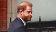 Britain's Prince Harry, Duke of Sussex arrives at the the Royal Courts of Justice, Britain's High Court, in central London, on April 8, 2025 for the second day of his appeal hearing over the downgrading of his personal security during visits in Britain. Photo by HENRY NICHOLLS / AFP