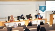 Panellists during the discussion at the Doha Institute.
