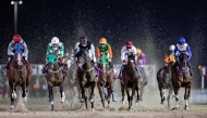 Action during the 42nd Al Rayyan Race Meeting yesterday. Pictures: Juhaim/QREC