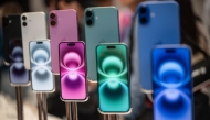 Apple iPhone 16 Plus phones during the first day of in-store sales at Apple's Fifth Avenue store in New York on September 20, 2024. (Photo by Victor J. Blue/Bloomberg)

