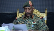 Sudan's army chief General Abdel Fattah al-Burhan attends during a civil service conference in Port Sudan on April 29, 2025. (Photo by AFP)