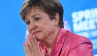 International Monteary Fund (IMF) managing director Kristalina Georgieva, speaks during a Press Briefing on 