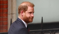 Britain's Prince Harry, Duke of Sussex arrives at the the Royal Courts of Justice, Britain's High Court, in central London, on April 8, 2025 for the second day of his appeal hearing over the downgrading of his personal security during visits in Britain. (Photo by Henry Nicholls / AFP)