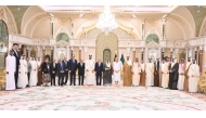 Amir of Kuwait H H Sheikh Meshal Al-Ahmad Al-Jaber Al-Sabah; QOC President and Senior Vice President of ANOC, H E Sheikh Joaan bin Hamad Al Thani; and other IOC and GCC officials.