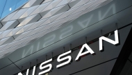(Files) Logo of Japan's Nissan Motor in Tokyo. (Photo by Kazuhiro Nogi/ AFP)