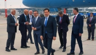 US Secretary of State Marco Rubio (C) arrives at Istanbul international airport, in Istanbul, on May 16, 2025. (Photo by Francisco Seco / Pool / AFP)
 