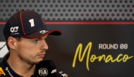 Red Bull Racing's Dutch driver Max Verstappen attends the drivers' press conference at the Circuit de Monaco in Monaco, on May 22, 2025, ahead of the Formula One Monaco Grand Prix. (Photo by Andrej Isakovic / AFP)
