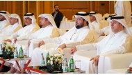 MECC Undersecretary H E Eng. Abdulaziz bin Ahmed Al Mahmoud (second right) with other officials during the workshop.