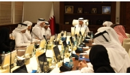 Minister of Municipality H E Abdullah bin Hamad bin Abdullah Al Attiyah chairing the meeting.