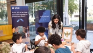 Children taking part in workshop organised by QNB.