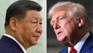 This combination of pictures created on June 05, 2025 shows, L/R, Chinese President Xi Jinping at the Kremlin in Moscow on May 8, 2025 and US President Donald Trump at US Steel - Irvin Works in West Mifflin, Pennsylvania, May 30, 2025. (Photo by Evgenia Novozhenina and Saul Loeb / AFP)

