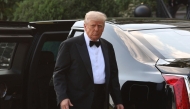 US President Donald Trump departs the White House in Washington, DC, on June 11, 2025 en route to the Kennedy Center.  (Photo by alex wroblewski / AFP)