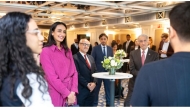 Vice Chairperson of Qatar Foundation HE Sheikha Hind bint Hamad Al-Thani and other dignitaries at the gathering in London.