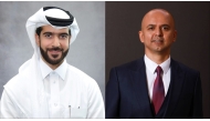 Head of Business Development Sector at QIIB Khaled Abdul Rahman Al-Shaibei (left) and Visa’s Vice President and General Manager for Qatar and Kuwait Shashank Singh