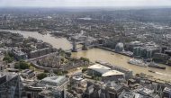 A picture shows the view of London from the top of a skyscraper on July 15, 2025. (Photo by CARLOS JASSO / AFP)