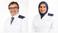Prof. Johnny Awwad (left) and Dr. Hala Abdullahi (right)