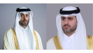 Minister of Municipality HE Abdullah bin Hamad bin Abdullah Al Attiyah (left), and Governor of Qatar Central Bank HE Sheikh Bandar bin Mohammed bin Saoud Al-Thani (right)