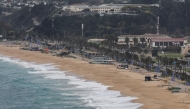 View of the waves in Vina del Mar, Chile on July 30, 2025. Photo by CRISTOBAL BASAURE / AFP