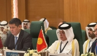 Minister of State for Foreign Affairs, H E Sultan bin Saad Al Muraikhi at the Extraordinary Session of the Council of Foreign Ministers of the Member States of OIC in Jeddah yesterday.