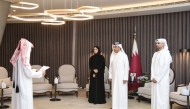 Minister of Labour H E Dr. Ali bin Smaikh Al-Marri during the swearing-in ceremony.
