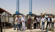 QFFD and Syrian officials during the field visit in Syria.