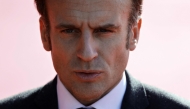 File photo of French President Emmanuel Macron.