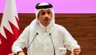 Qatar's Prime Minister and Foreign Minister Mohammed bin Abdulrahman al-Thani addresses a press conference following Israeli strikes in Doha on September 9, 2025. (Photo by Karim Jaafar / AFP)