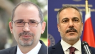 H E Ayman Al Safadi (left) and H E Hakan Fidan