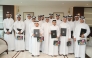 Minister of Environment and Climate Change H E Dr. Abdullah bin Abdulaziz bin Turki Al Subaie with students on the occasion.