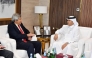 Ambassador of Peru to Qatar, H E Gonzalo Voto Bernales with QC Second Vice-Chairman, Rashid bin Hamad Al-Athba.